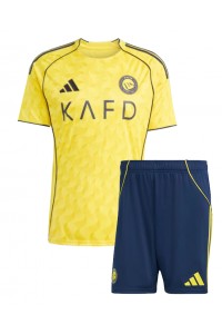 Fotbalové Dres Al-Nassr Dětské Domácí Oblečení 2025-26 Krátký Rukáv (+ trenýrky)